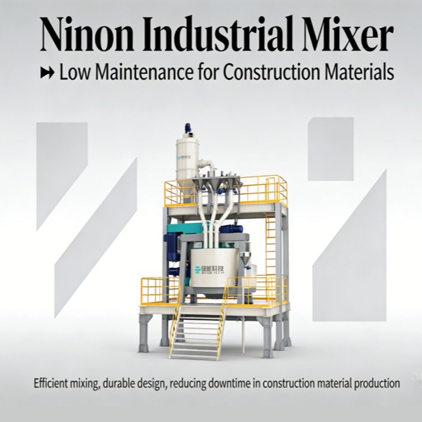 निनॉन इंडस्ट्रियल मिक्सर ▏निर्माण सामग्री के लिए कम रखरखाव