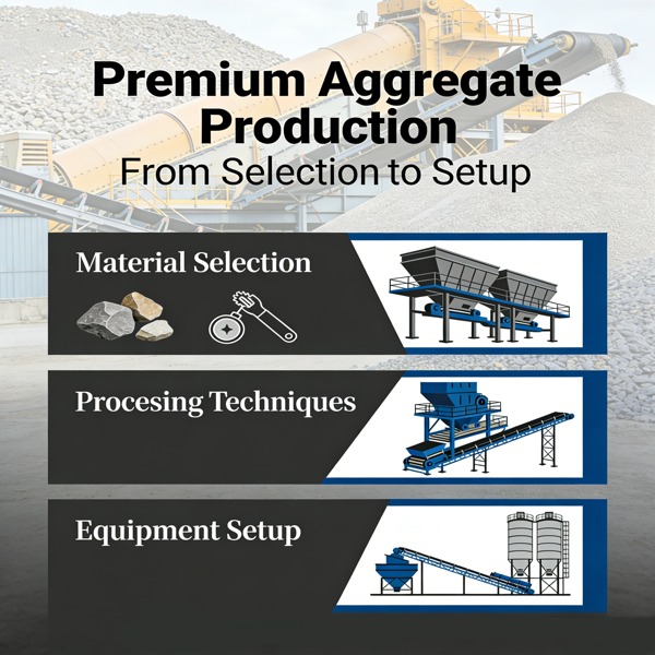 प्रीमियम एग्रीगेट उत्पादन ▏आयन से सेटअप तक