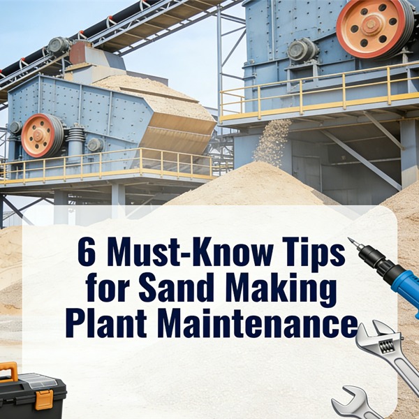 6 важных советов по обслуживанию установки по производству песка