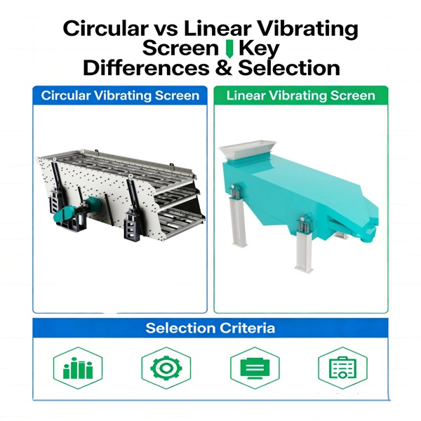 வட்ட மற்றும் நேர்கோட்டு அதிர்வு சல்லடை ▏முக்கிய வேறுபாடுகள் & அயனியாக்கம்