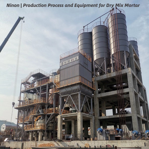 Ninon | Procédé de production et équipement pour mortier sec