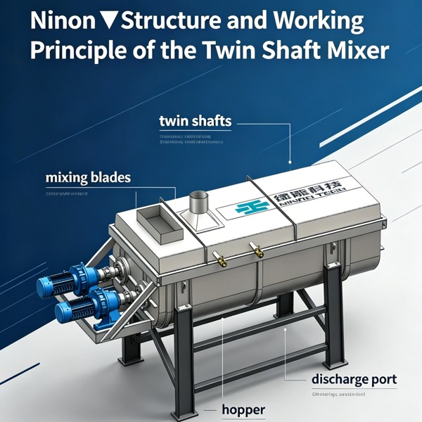 Ninon ▏Structure et principe de fonctionnement du mélangeur à double arbre