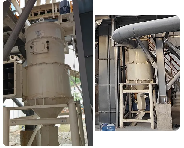 Centrifugal powder separator
