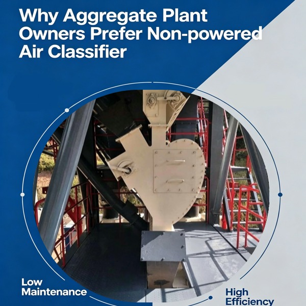 Why Aggregate Plant Owners Prefer Non-powered Air Classifier