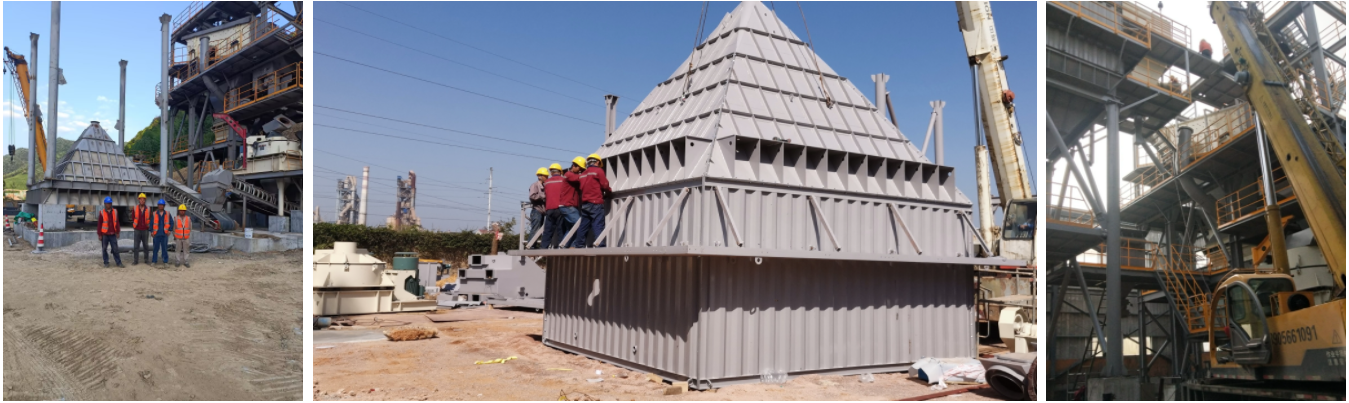 tower type sand making plant