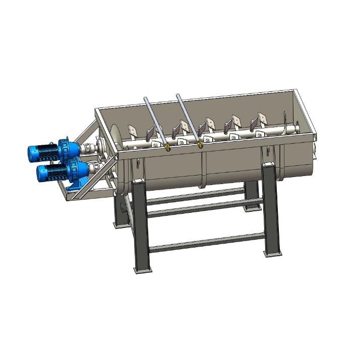 continuous twin shaft mixer