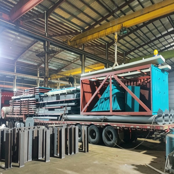 Loading of Sand Making Plant Frame from Ninon Workshop