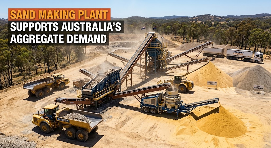 Sand Making Plant Supports Australia's Aggregate Demand