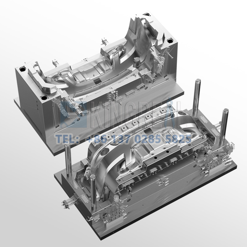 What plastic materials are used in Auto bumper Mould?