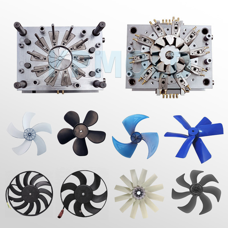 How to design a plastic fan blade injection mold?
