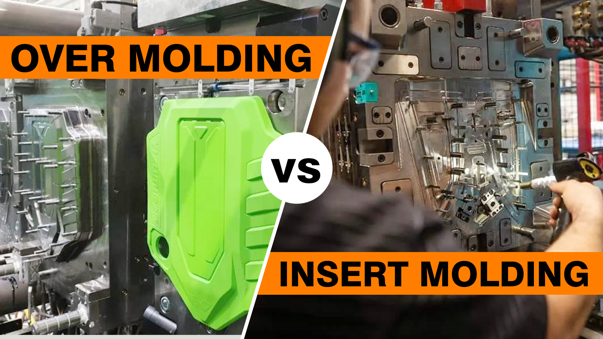 Over Injection Molding VS Insert Injection Molding