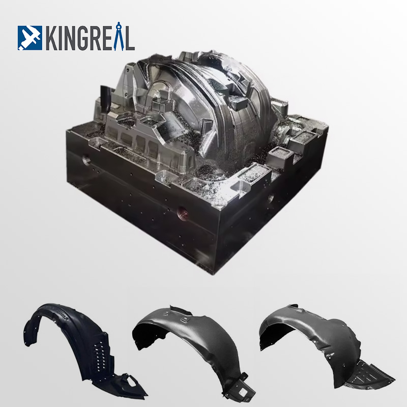 car wheel arch liner injection mold