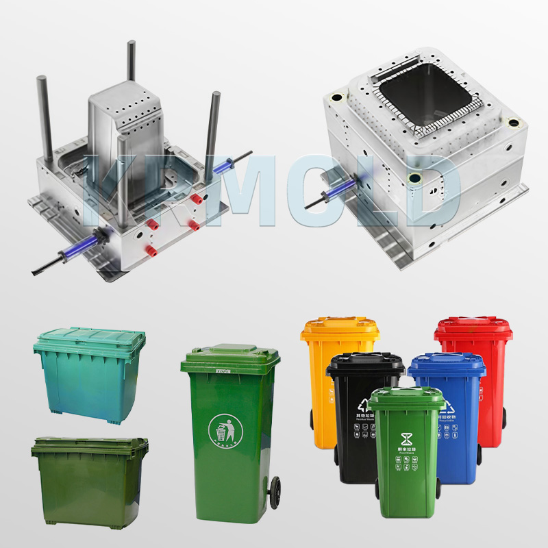 waste bin injection mold