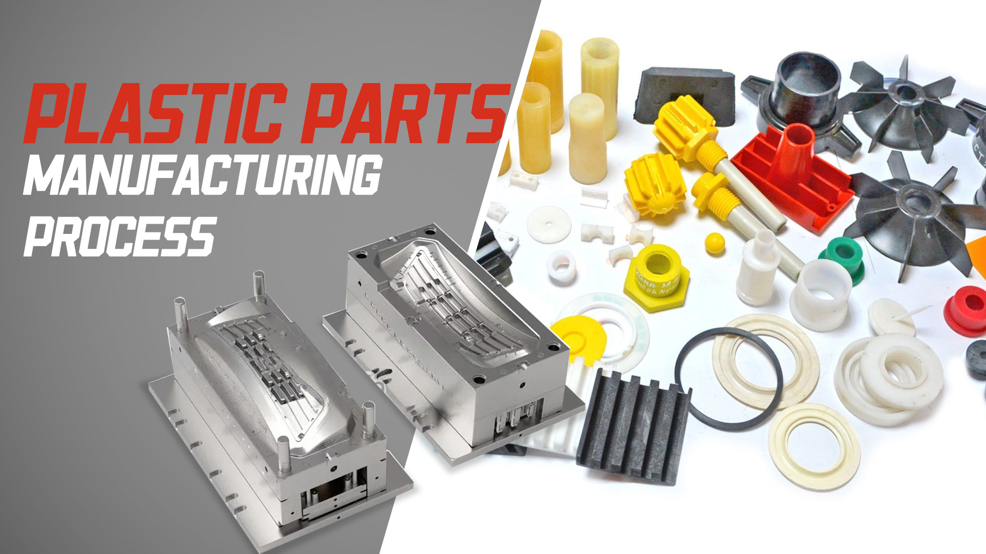 How to Manufacture Plastic Parts by Plastic Injection Molds?