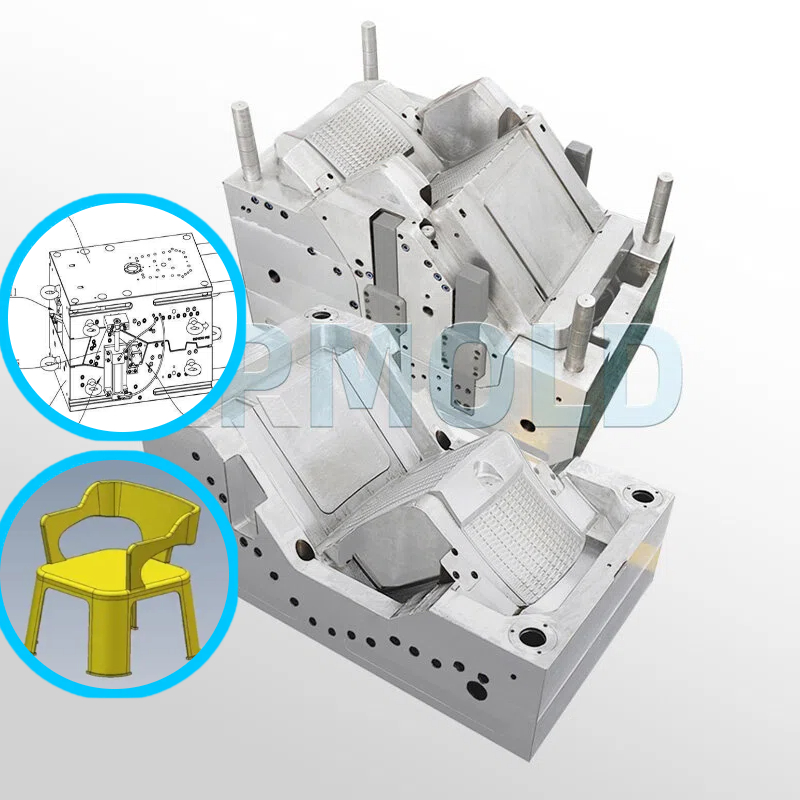 Was ist die günstigste Spritzgussform für die Herstellung von Kunststoffstühlen?