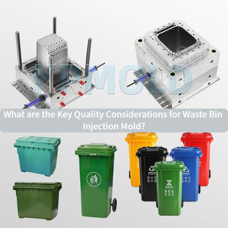 Was sind die wichtigsten Qualitätskriterien für die Herstellung von Abfallbehältern im Spritzgussverfahren?