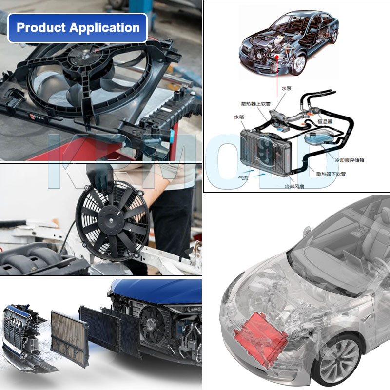 automotive fan radiator mould automotive fan radiator mould