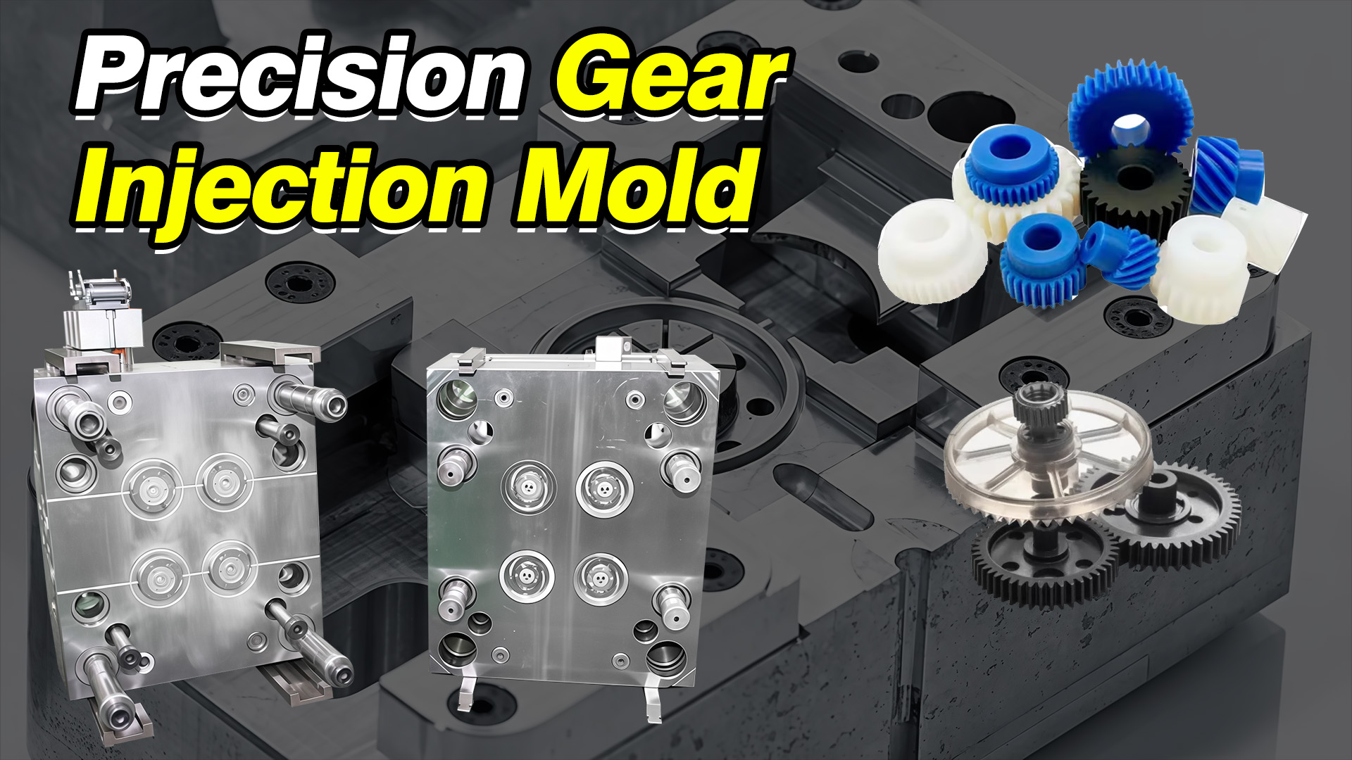 Spritzgussform für Kunststoffzahnräder