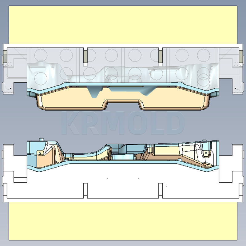 auto instrument panel injection mold