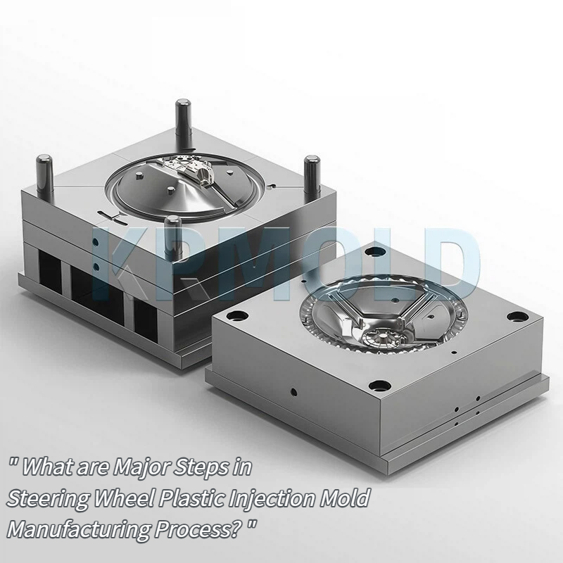 Quelles sont les principales étapes du processus de fabrication d'un moule d'injection plastique pour volant ?