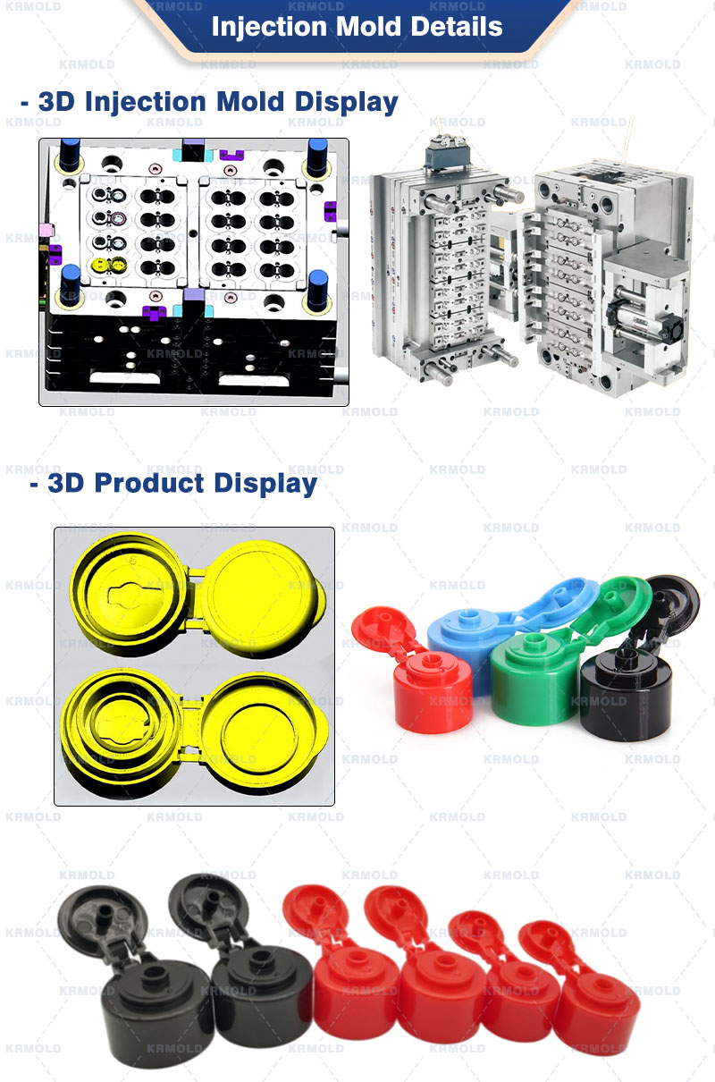 flip top cap mold