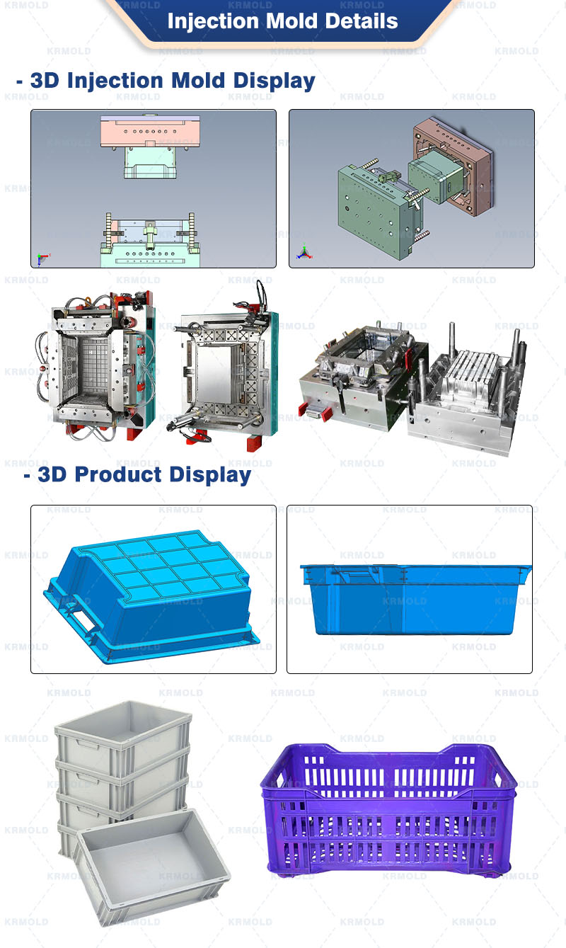plastic crate injection mold