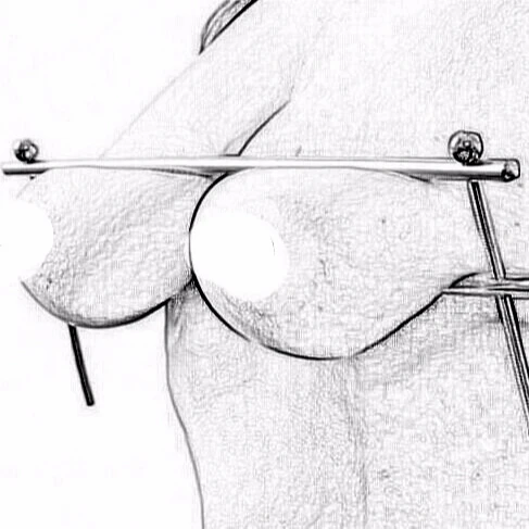 Edelstahl SimpleNipple Clamps Nippelstimulator Metall Nippelklemmen Sexspielzeug für Frauen Sexsklavin Sex-Kits für Erwachsene BDSM-Spiele