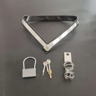 ブラックエンペラー男性貞操帯コックケージステンレススチールメタル貞操帯ストラップパンツBDSM男性ボンデージ用セックス製品