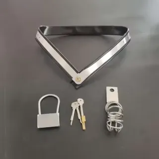 ブラックエンペラー男性貞操帯コックケージステンレススチールメタル貞操帯ストラップパンツBDSM男性ボンデージ用セックス製品