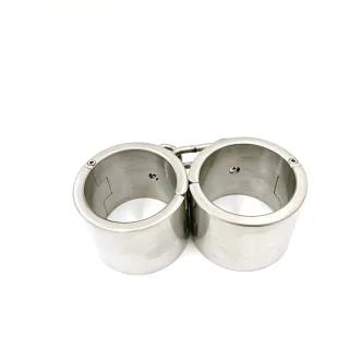 ブラックエンペラー大人のセックスボンデージ製品カップルのためのセクシーなおもちゃ高品質6cmステンレススチール手錠大人の医療用セックスおもちゃ
