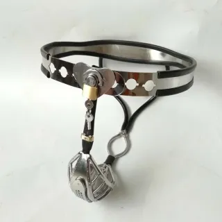 Neuer männlicher Keuschheitsgürtel aus Edelstahl SM Keuschheitsschloss Spielzeug Großhandel von Hahnkäfig Spielzeug für Erwachsene