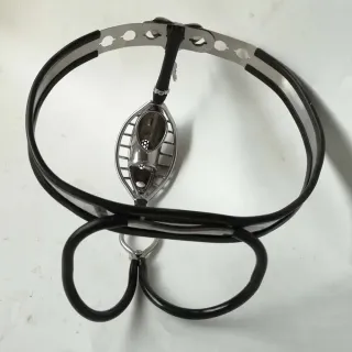 Neuer männlicher Keuschheitsgürtel aus Edelstahl SM Keuschheitsschloss Spielzeug Großhandel von Hahnkäfig Spielzeug für Erwachsene