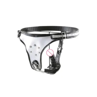 Dildo Pants Damen Gay Keuschheitsgürtel Trägerloser Strap-on Dildo Harness Lesben Strapon Sexspielzeug für Frauen Männer Leder Unterhose