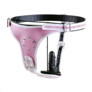 Dildo Pants Damen Gay Keuschheitsgürtel Trägerloser Strap-on Dildo Harness Lesben Strapon Sexspielzeug für Frauen Männer Leder Unterhose