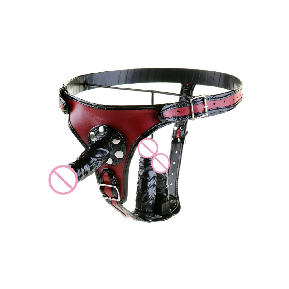 Black Emperor SM Lederhose zum Anziehen Neue Penishose aus Leder für Lesben, Penis abnehmbar