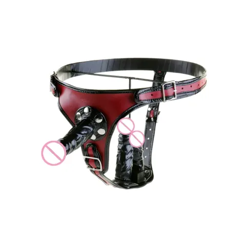 Black Emperor SM Lederhose zum Anziehen Neue Penishose aus Leder für Lesben, Penis abnehmbar