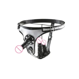 Black Emperor SM Lederhose zum Anziehen Neue Penishose aus Leder für Lesben, Penis abnehmbar