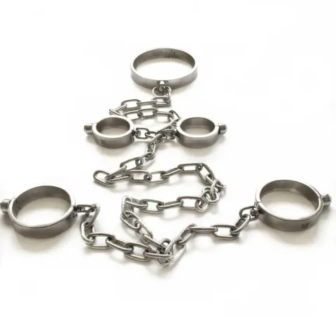 Black Emperor SM Edelstahl Halsband Handgelenk Knöchel Sex Spielzeug für Erwachsene Paar Spielzeug Großhandel