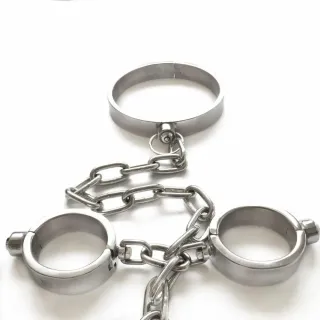 Black Emperor SM Edelstahl Halsband Handgelenk Knöchel Sex Spielzeug für Erwachsene Paar Spielzeug Großhandel