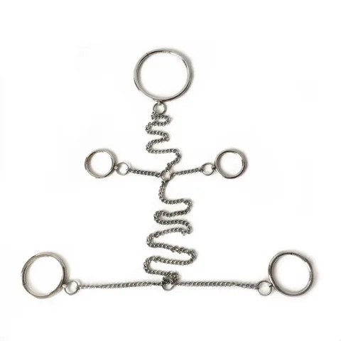 Stainless Steel Metal Bondage Set Hand Ankle Cuffs Neck Collar Slave Bdsm Fetish Handcuffs Sex Games Toys for Adults Restraints