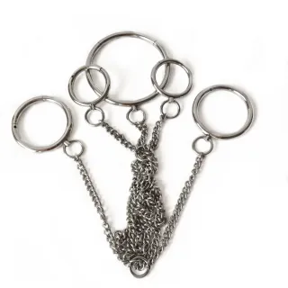 Edelstahl-Metall-Bondage-Set Hand- und Fußfesseln Halsband Sklave BDSM Fetisch Handschellen Sexspiele Spielzeug für Erwachsene Fesseln