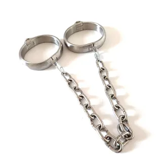 3個/セット 奴隷首輪+手首 セックス用+シャックル スチール拘束具 ボンデージハーネス 奴隷首輪 手首 BDSM フェチ セックスゲーム