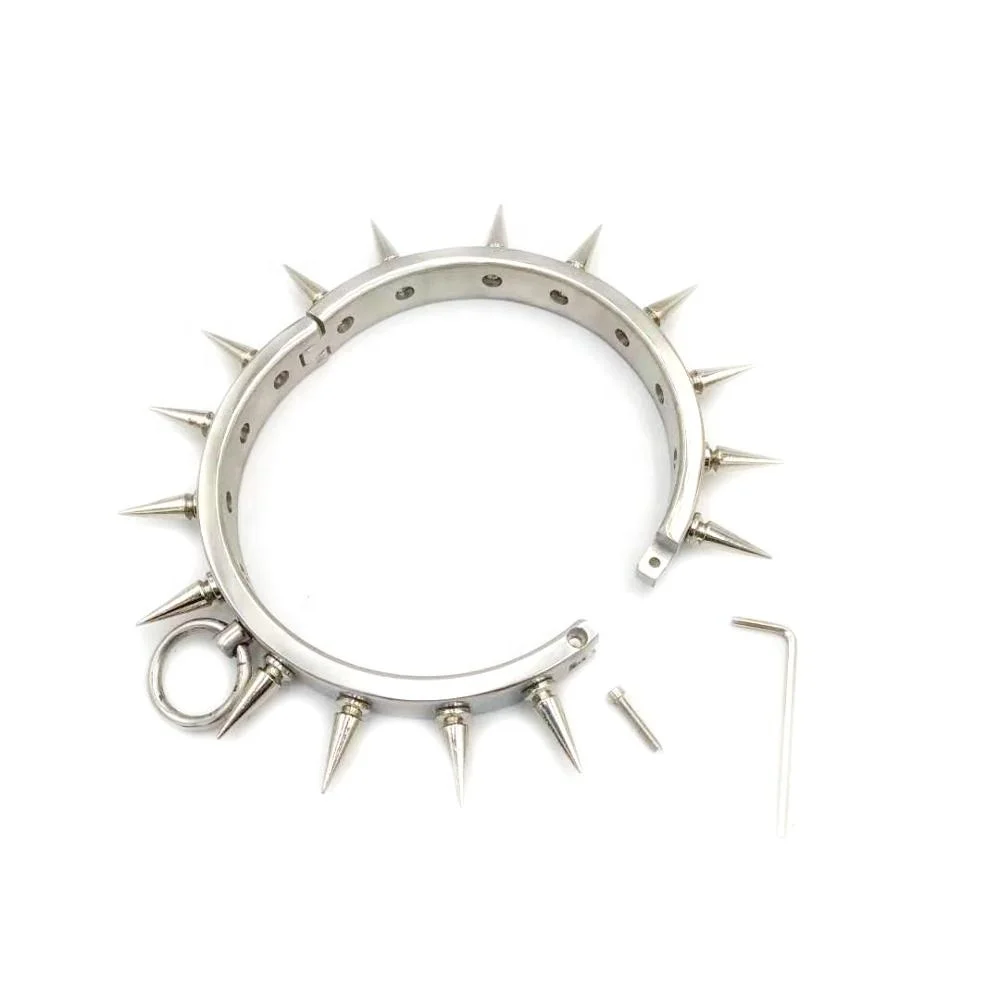 Fetsih Erotik BDSM Sex Spiele für Erwachsene Spielzeug Sklaven Bondage Halsband Metallring Halsband für Frauen & Männer