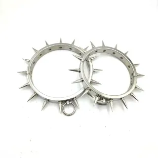 Fetsih Erotik BDSM Sex Spiele für Erwachsene Spielzeug Sklaven Bondage Halsband Metallring Halsband für Frauen & Männer