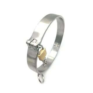 ステンレススチール奴隷首輪フェチセックス大人首輪ボンデージ首輪BDSMロールプレイ大人ゲーム