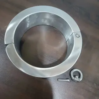 ブラックエンペラーヘビーステンレススチールカラーアダルト製品フェティシズムコスプレスレーブカップルセックス玩具アダルト製品の卸売