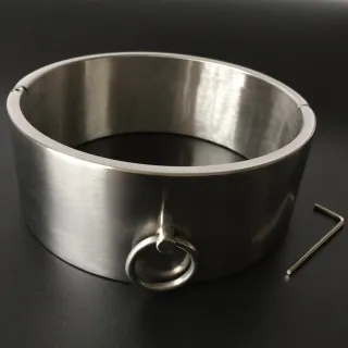 100% Edelstahl Hohe 6cm Metall Halsband Sex Bdsm Bondage Halsband Restraint Großhandel von Erwachsenen Spielzeug Sex Spielzeug für Paare