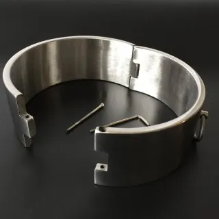 100% Edelstahl Hohe 6cm Metall Halsband Sex Bdsm Bondage Halsband Restraint Großhandel von Erwachsenen Spielzeug Sex Spielzeug für Paare