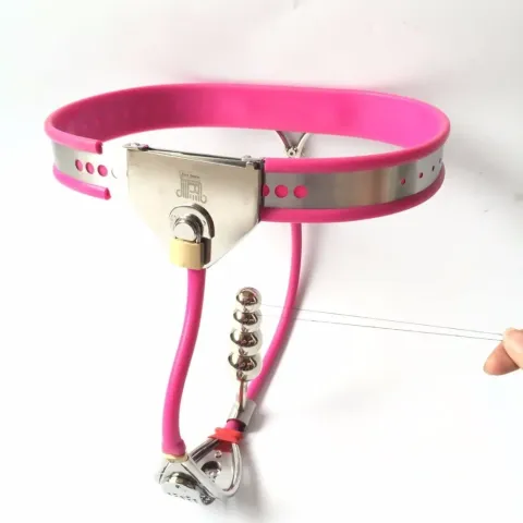Neuer Keuschheitsgürtel für Frauen, BDSM-Bondage-Fesseln, Sexsklavin, Keuschheitsgürtel, BDSM-Kit, Sex-Tools, Spiele für Erwachsene, Sexspielzeug für Frauen