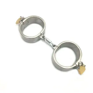 ブラックエンペラー BDSM 取り外し可能な手首 ステンレススチール リスト セックス 手錠 アダルト製品 卸売